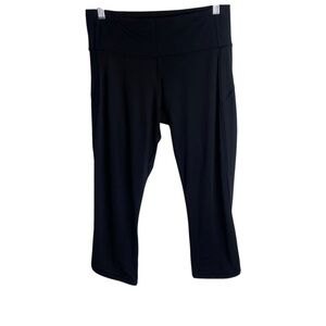 lululemon athletica Black cropped Leggings EUC size 8